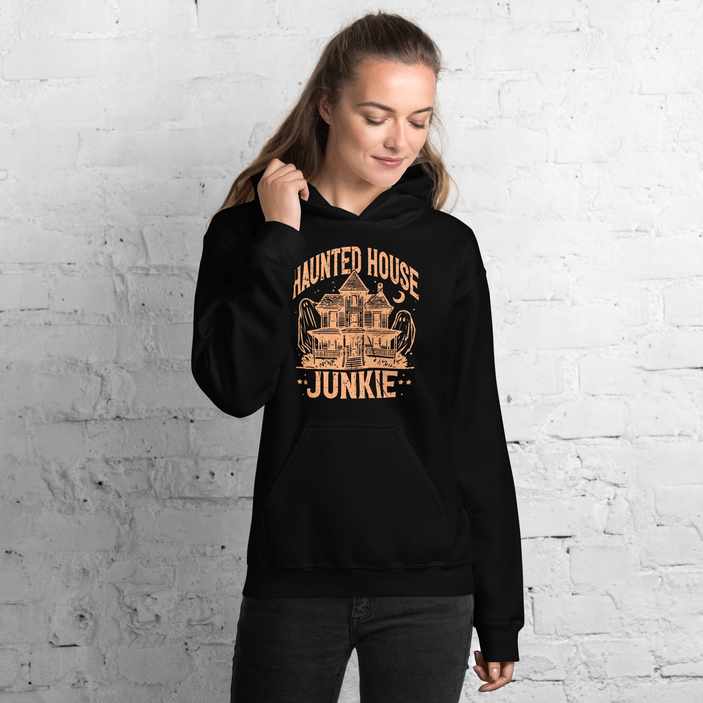 Haunted House Junkie Unisex Hoodie