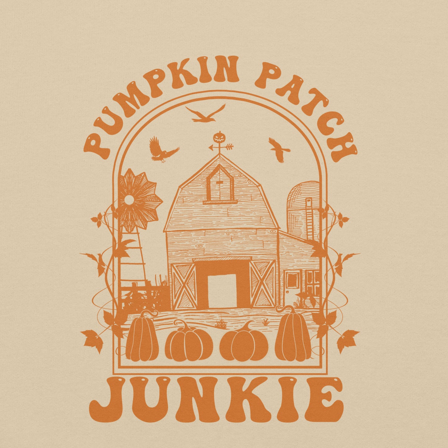 Pumpkin Patch Junkie Unisex Hoodie