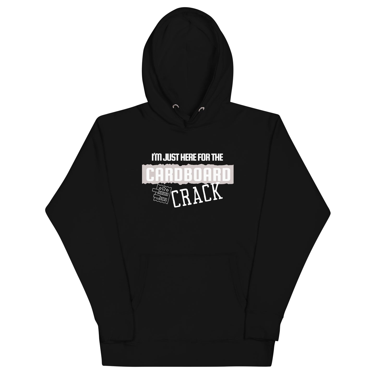 Cardboard Crack Pull Tab Unisex Hoodie