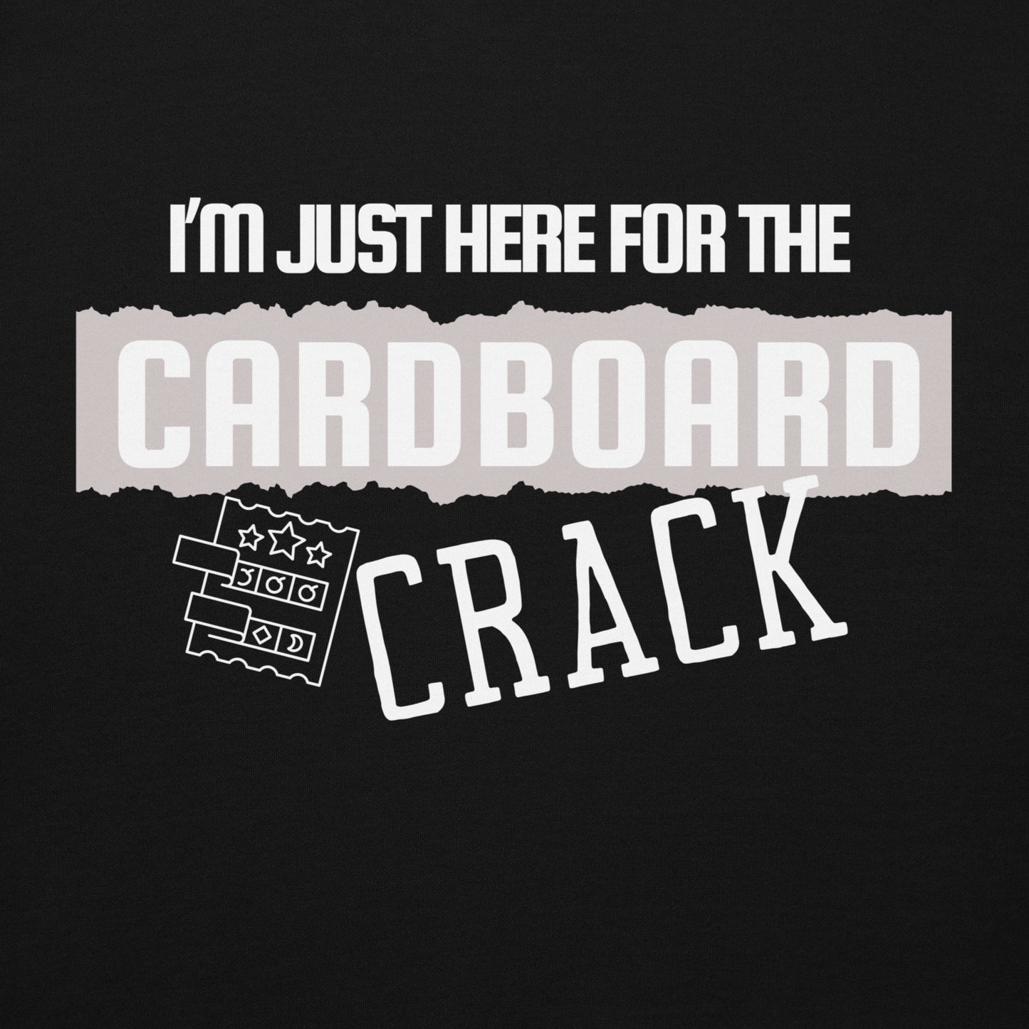 Cardboard Crack Pull Tab Unisex Hoodie