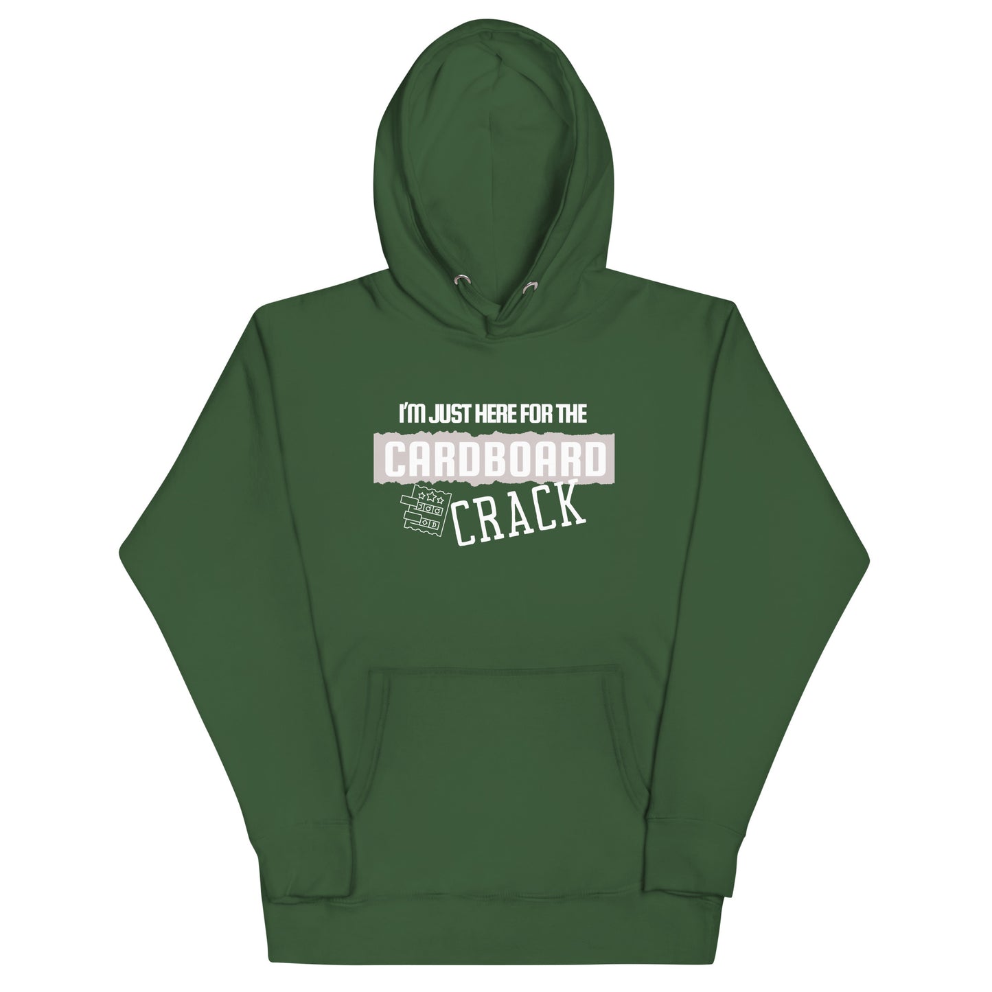 Cardboard Crack Pull Tab Unisex Hoodie