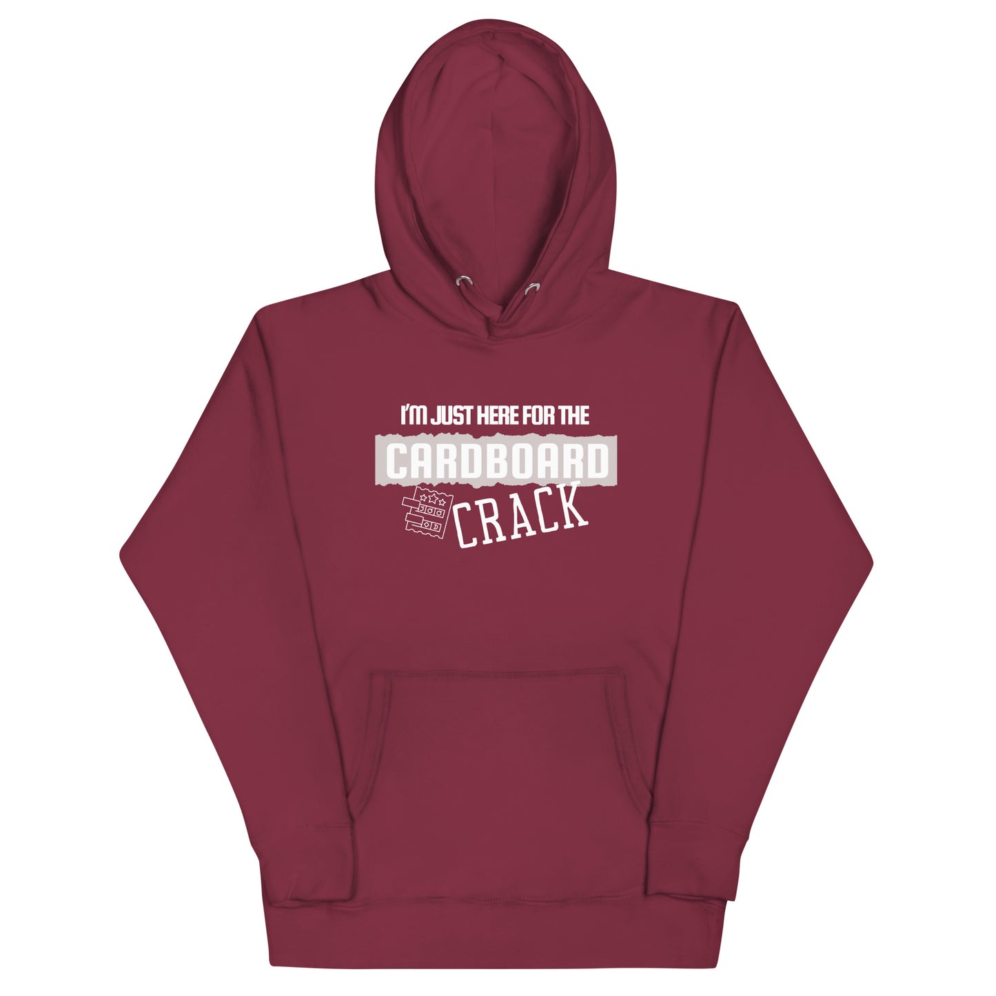 Cardboard Crack Pull Tab Unisex Hoodie