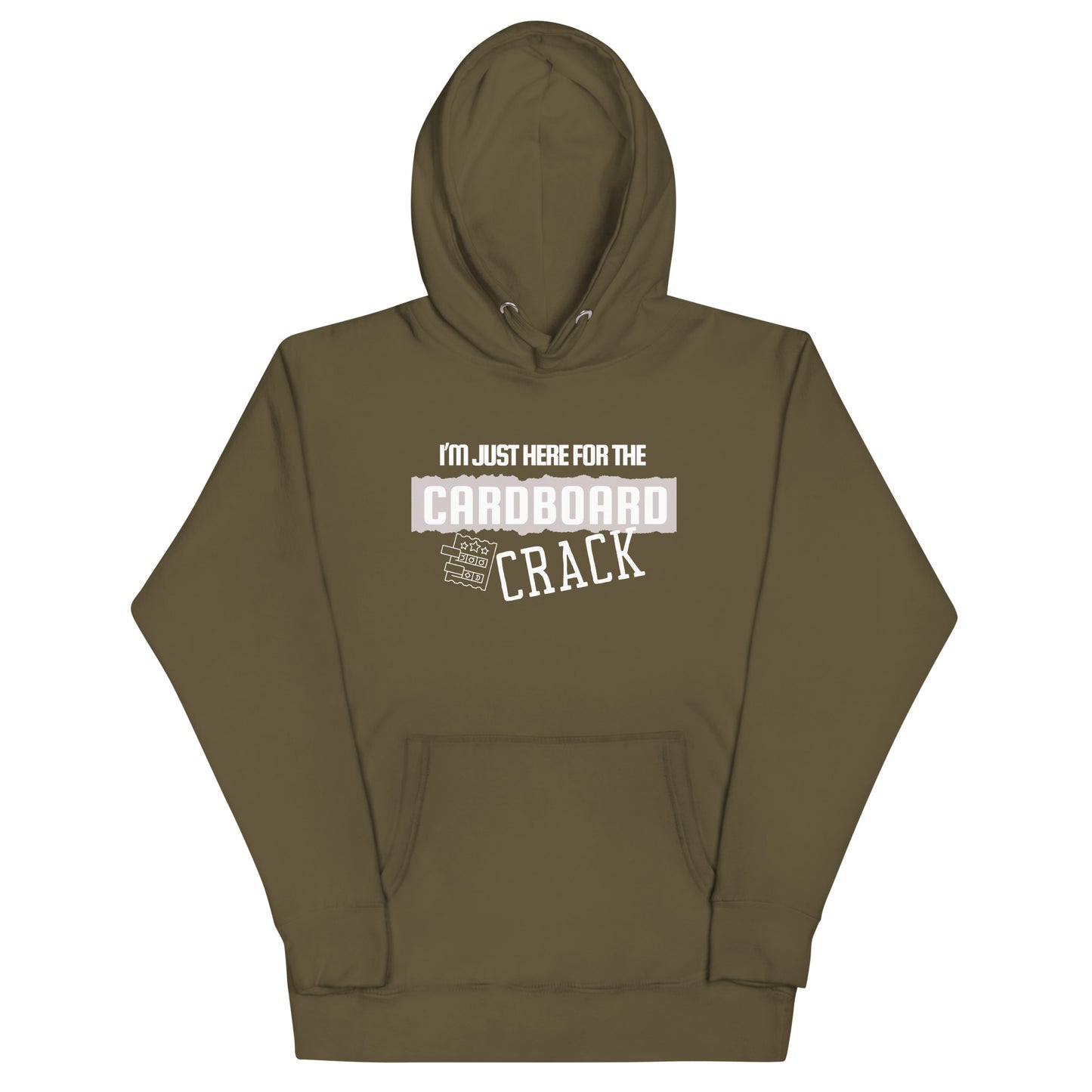 Cardboard Crack Pull Tab Unisex Hoodie