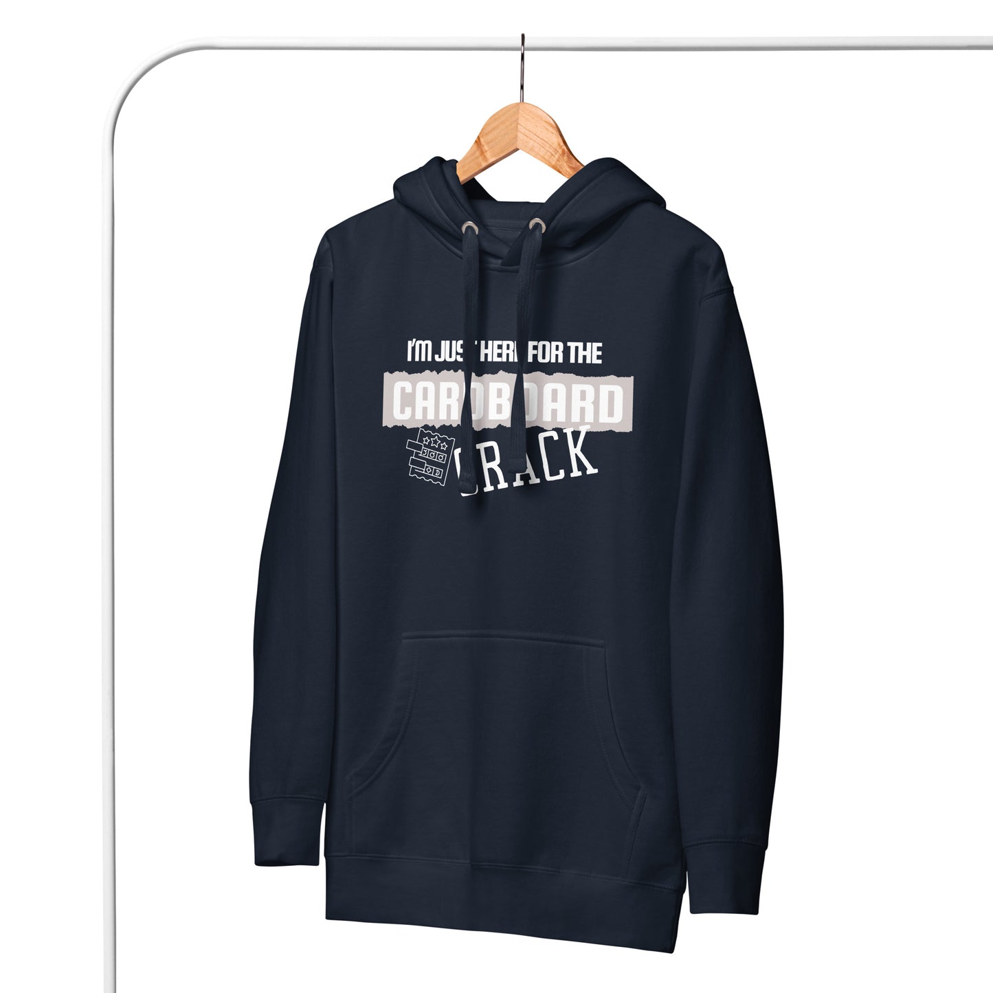 Cardboard Crack Pull Tab Unisex Hoodie