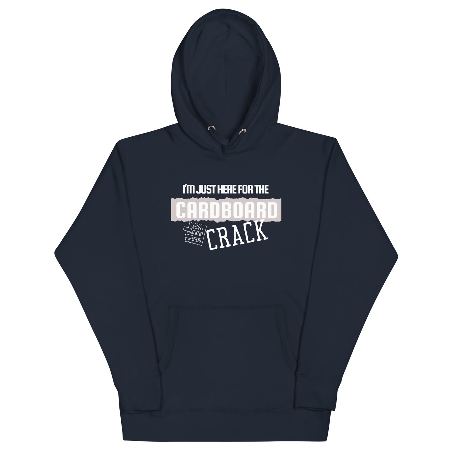 Cardboard Crack Pull Tab Unisex Hoodie