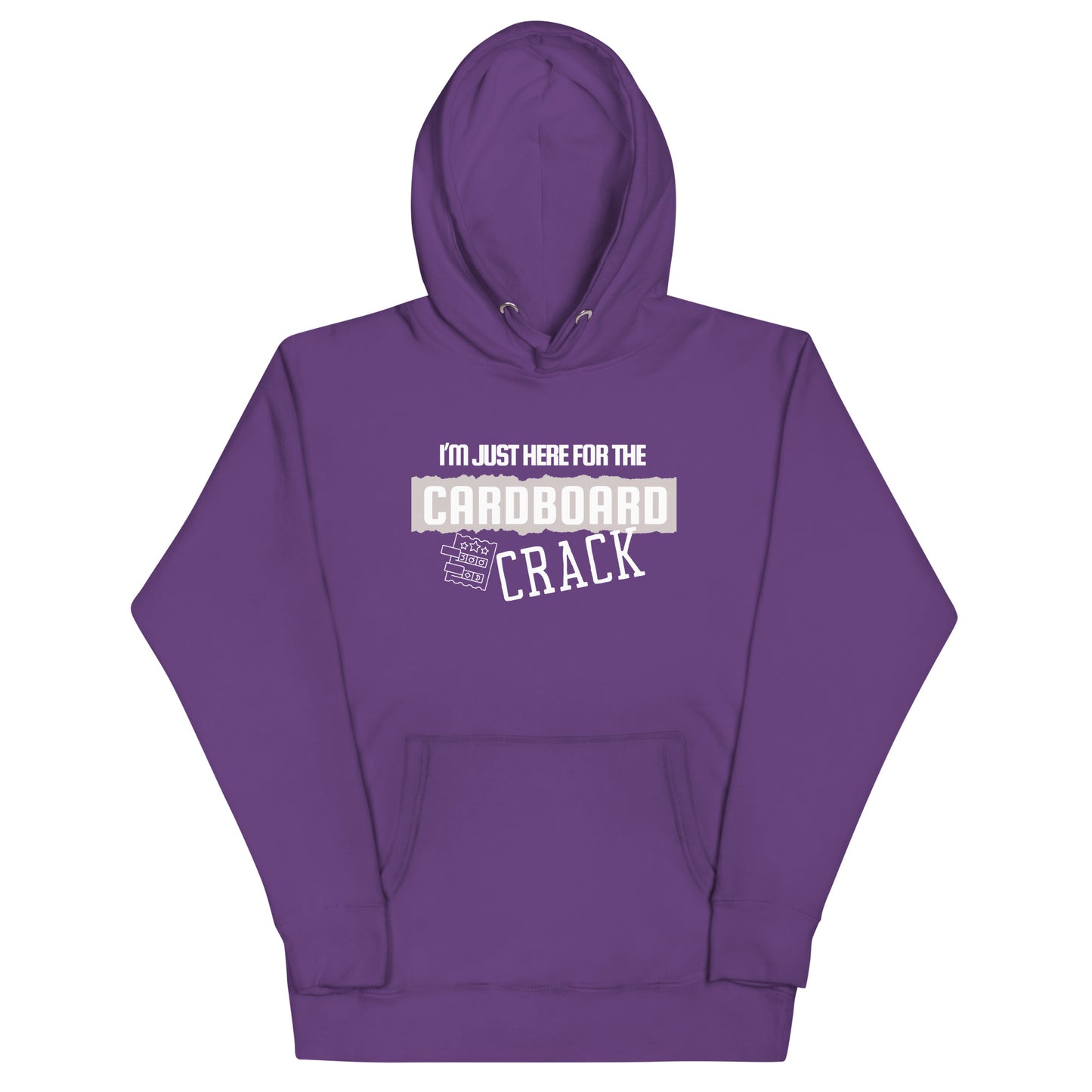 Cardboard Crack Pull Tab Unisex Hoodie