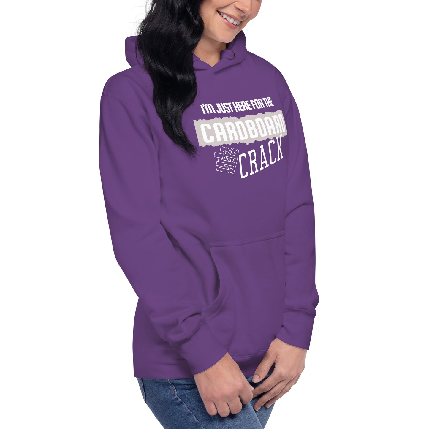 Cardboard Crack Pull Tab Unisex Hoodie