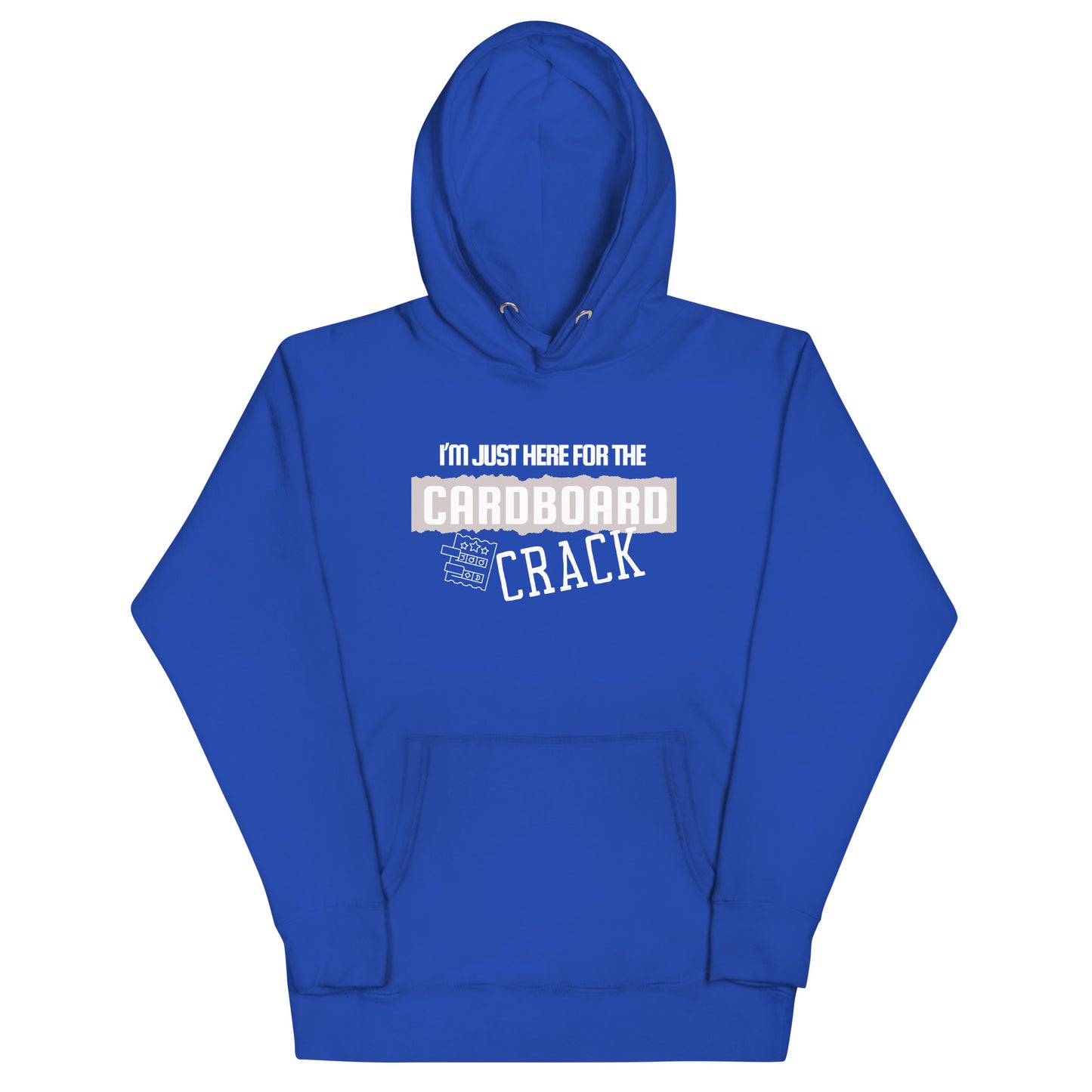 Cardboard Crack Pull Tab Unisex Hoodie