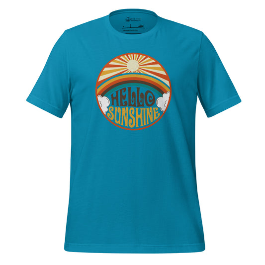 Hello Sunshine Circle Unisex T-shirt