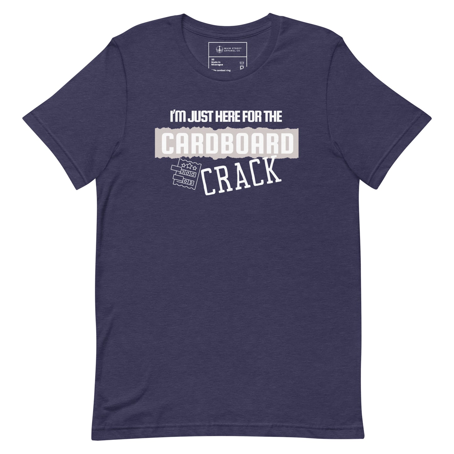 Cardboard Crack Pull Tab Unisex T-shirt