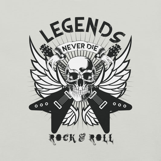 Legends Never Die Black & White Unisex T-shirt