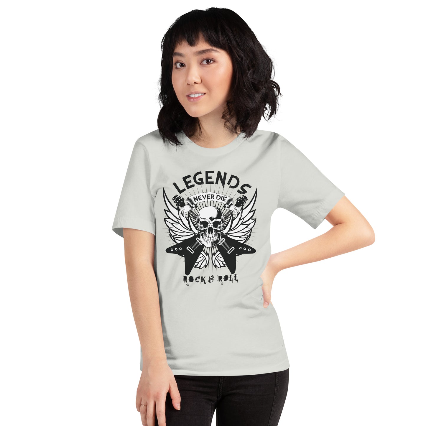 Legends Never Die Black & White Unisex T-shirt