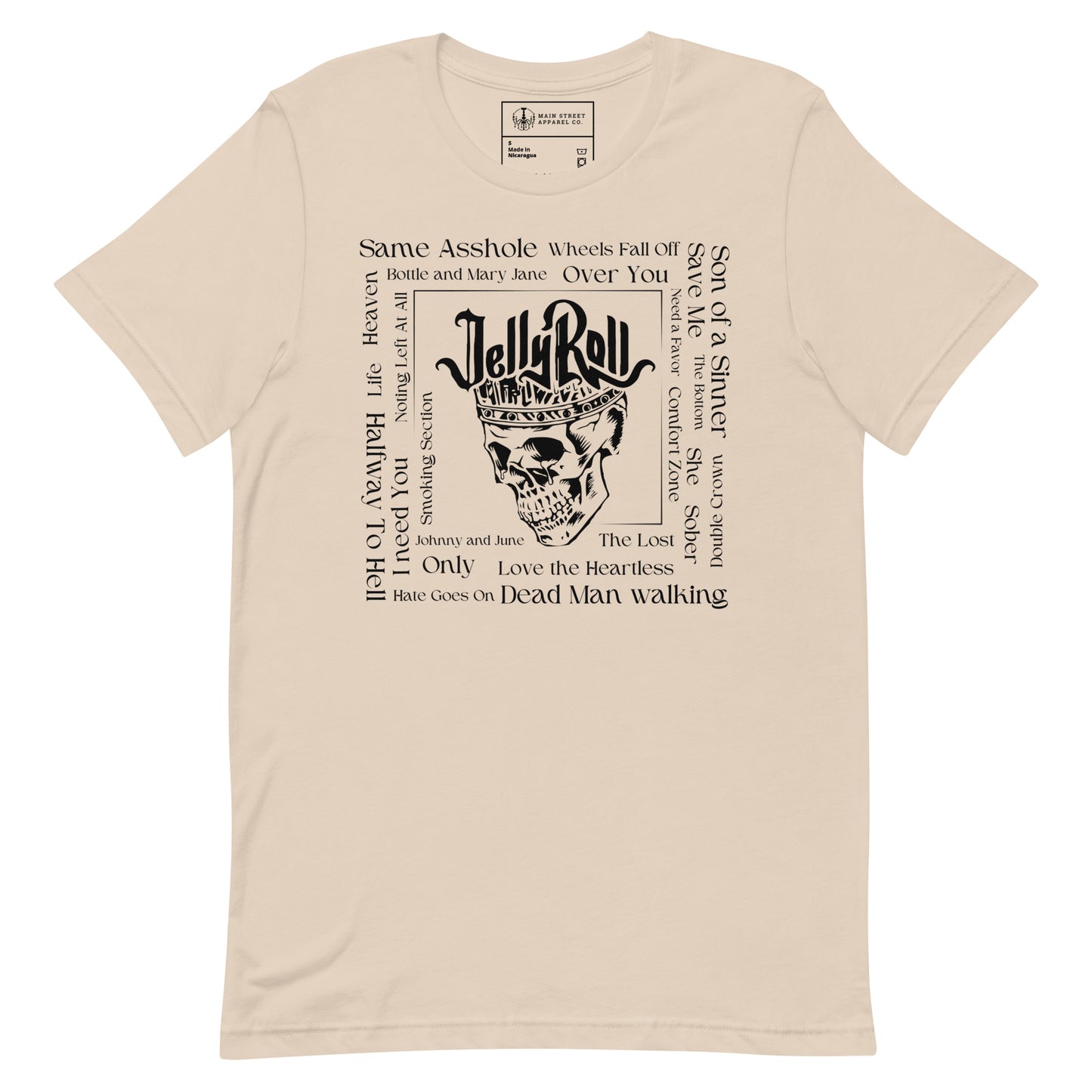 Jelly Roll Songs Unisex T-shirt