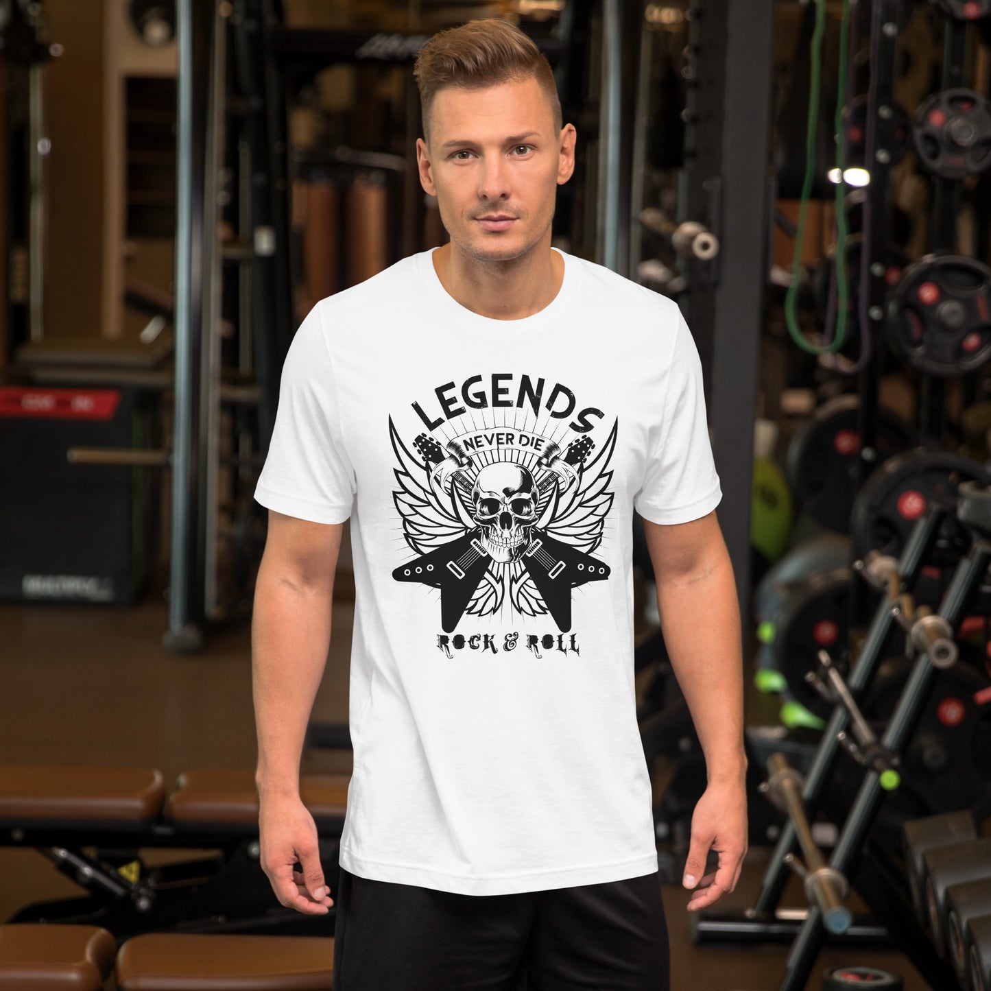 Legends Never Die Black & White Unisex T-shirt