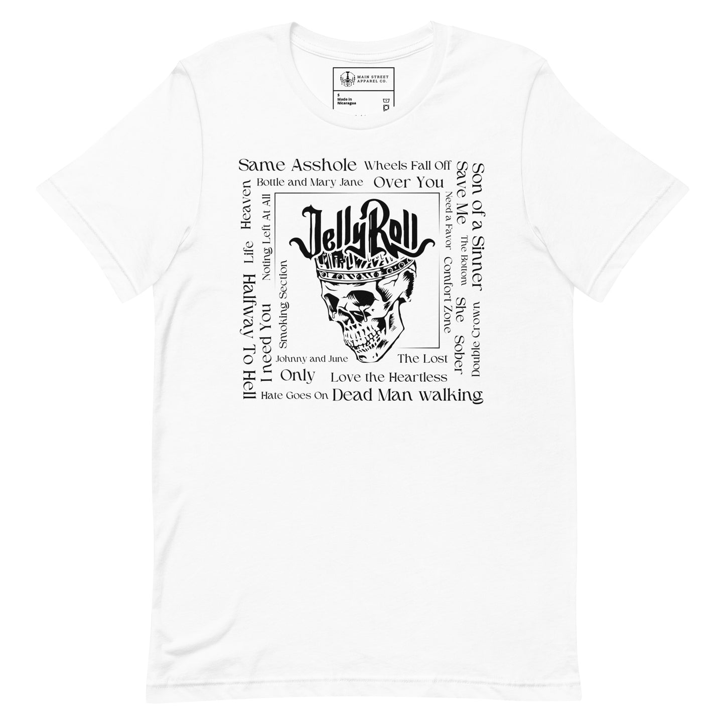 Jelly Roll Songs Unisex T-shirt